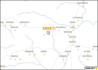 map of Dakéti