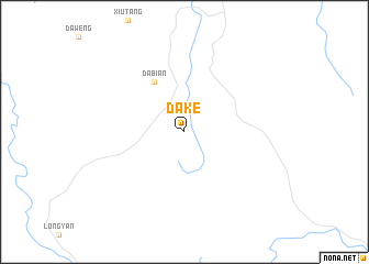 map of Dake