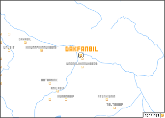 map of Dakfanbil
