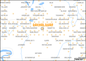 map of Dakhalduār