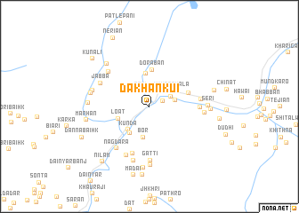 map of Dakhankui