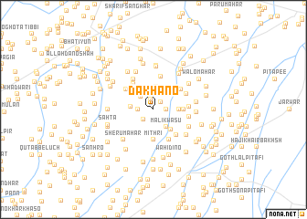 map of Dākhāno