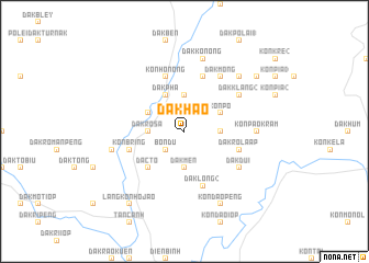 map of Dak Haô