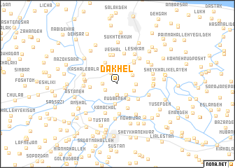 map of Dākhel