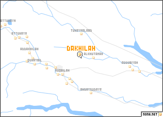 map of Dākhilah