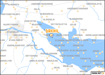 map of Dākhil