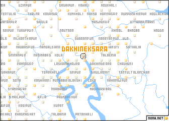 map of Dakhin Eksara