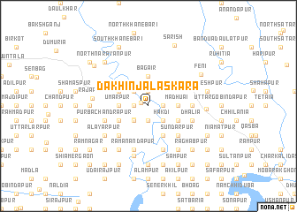 map of Dakhin Jalaskara
