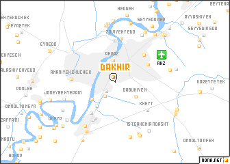 map of Dakhīr