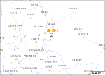 map of Dakhi