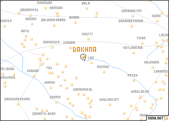 map of Dakhna