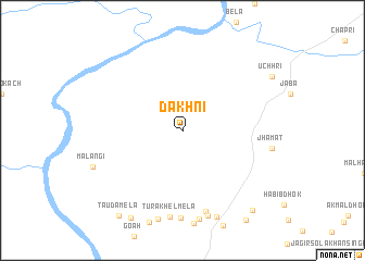 map of Dakhni