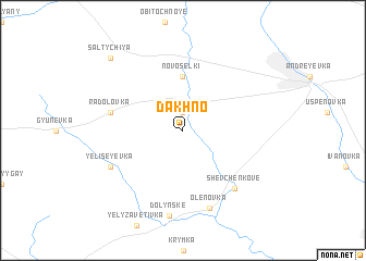 map of Dakhno
