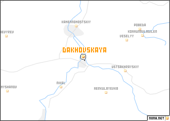 map of Dakhovskaya