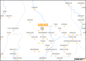 map of Dak Ho