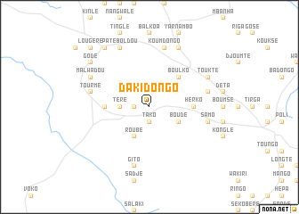 map of Dakidongo