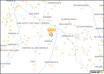 map of Dāki