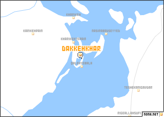 map of Dakkeh Khār