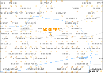 map of DʼAkkers