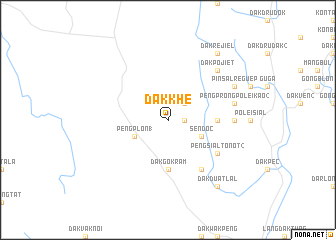 map of Dak Khe