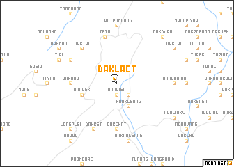 map of Dak Lact