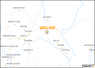 map of Dak Lane