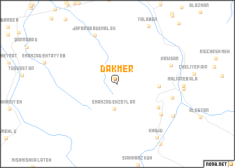 map of Dakmer