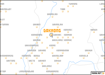 map of Dak Mong