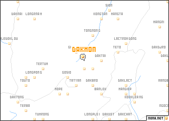 map of Dak Mon