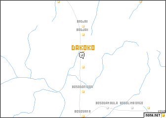 map of Dakoko