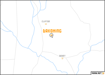 map of Dakoming