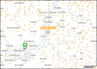 map of Dakorak