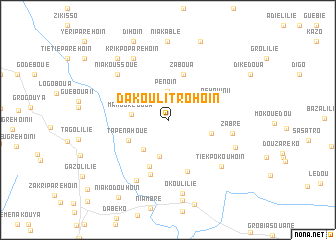 map of Dakoulitrohoin