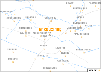 map of Dakouxiang