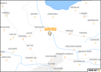 map of Dakou