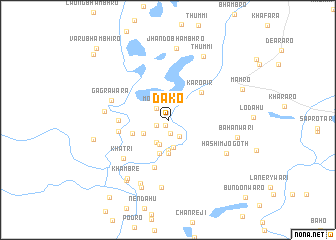 map of Dāko