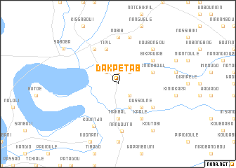 map of Dakpétab