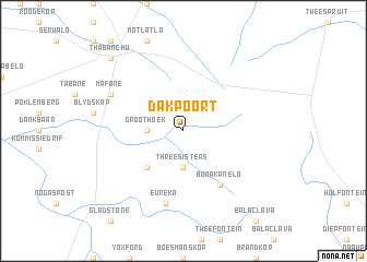 map of Dakpoort