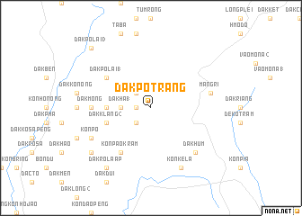 map of Dak Potrang