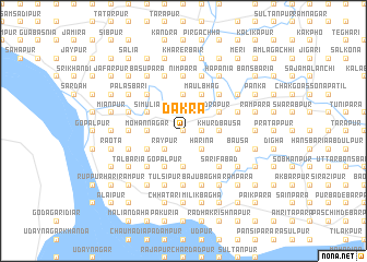 map of Dākra