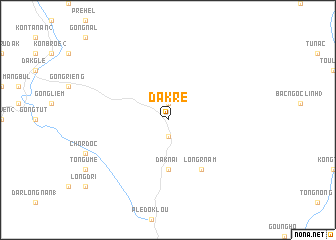 map of Dak Re