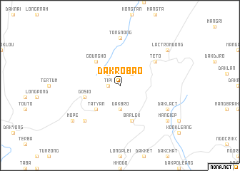 map of Dak Robao