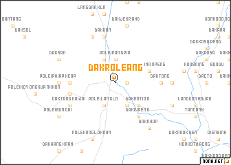 map of Dak Rơleang