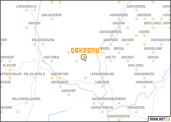 map of Dak Rơnu