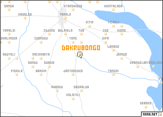 map of Dakrubongo