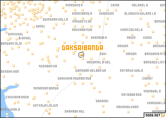 map of Daksai Bānda
