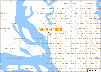 map of Dakshin Āra