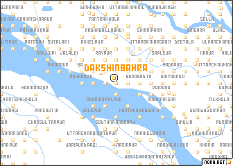 map of Dakshin Bāhra