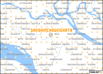 map of Dakshin Chaukighāta