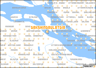 map of Dakshin Daulatdia